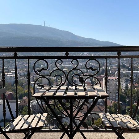 Stylish Studio, Skopje Centre - Private Parking - Panoramic Views Zewnętrze zdjęcie