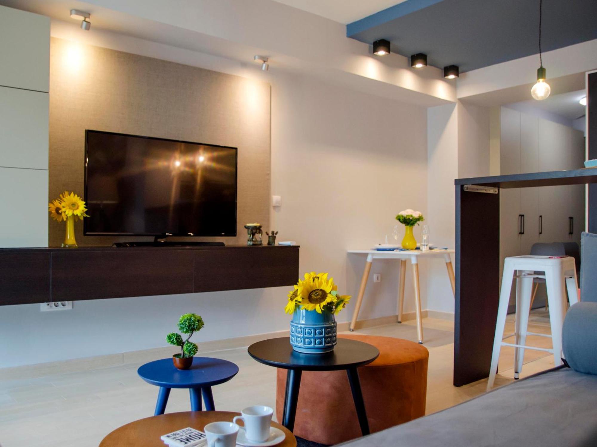 Stylish Studio, Skopje Centre - Private Parking - Panoramic Views Zewnętrze zdjęcie